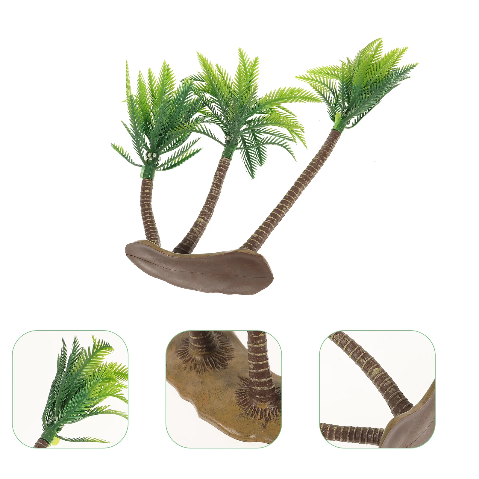 

Small Artificial Coconut Tree for Container Garden Fairy Landscaping DIY Terrarium Decor Home Aquarium Green Decor Coconut Tree