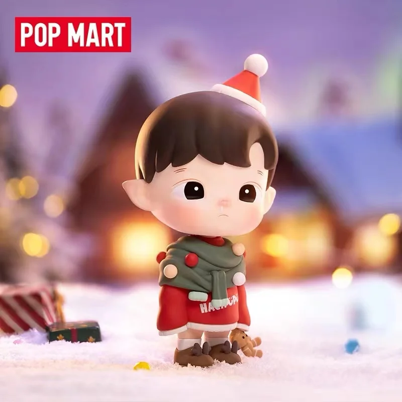 POP MART Hacipupu Christmas 200% Figurine Kawaii Anime Action Figure Ornament Home Decor Desktop Dolls Model Toys Christmas Gift