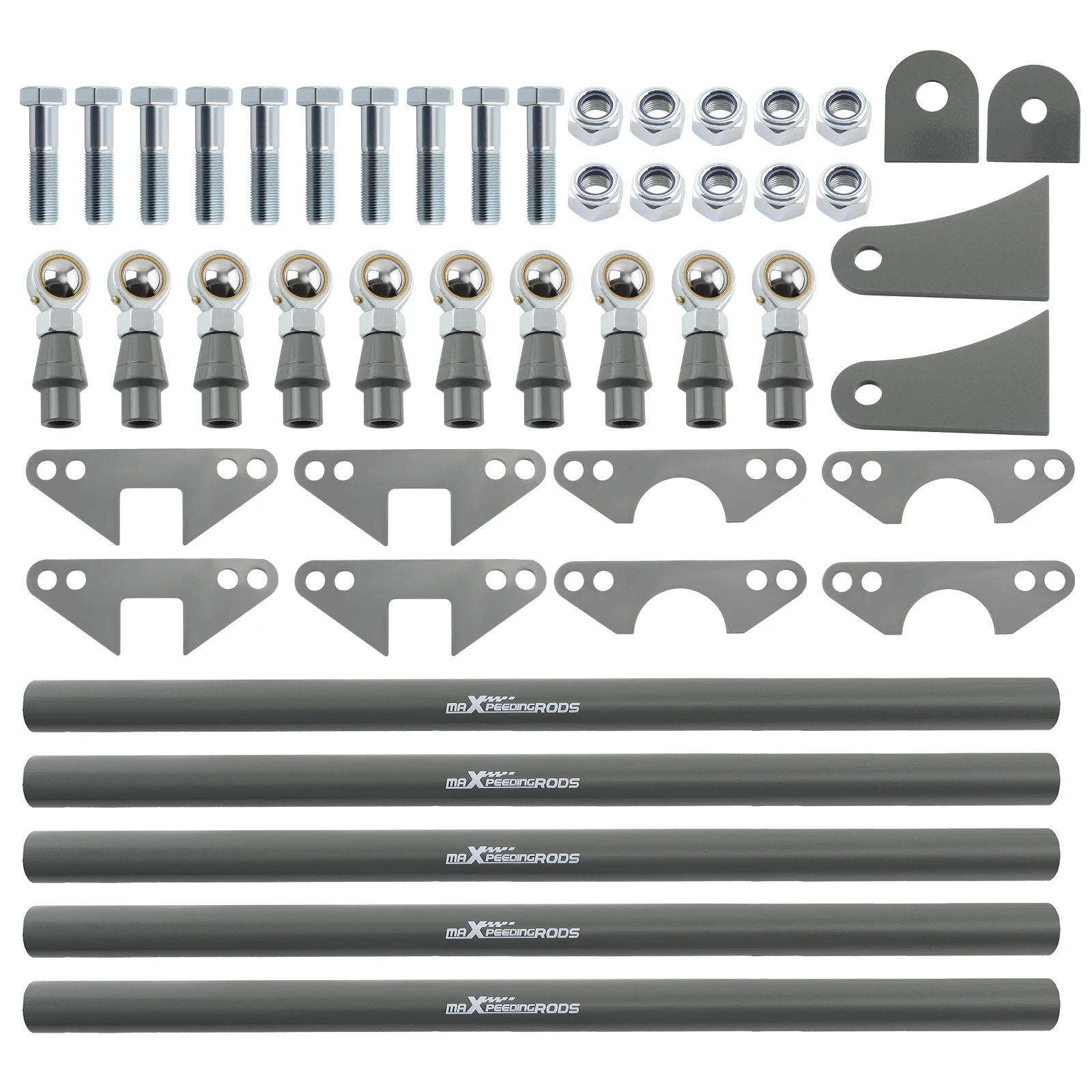 Weld On Parallel 4 Link Suspension Kit Rat Truck 5 Steel Bars set