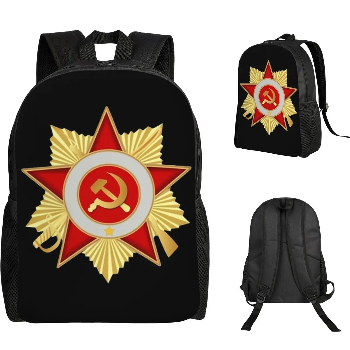 

CCCP Star Советский Союз СССР Студенческий рюкзак Школьная сумка Пеший туризм Путешествия Рюкзак для мужчин Женщины Модная сумка для книг Сумки на плечо