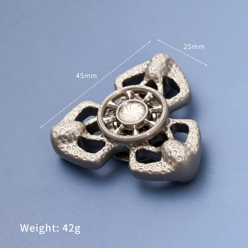 EDC Fidget Spinner Mini Vlinder Vingertop Gyro Fidget Speelgoed Stressverlichting Volwassen Magnetisch Metalen Speelgoed Verlicht angst en stress