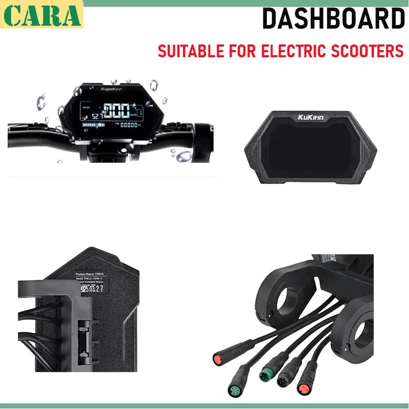 

High Performance for Kukirin G2maste Electric Scooter Display Dashboard 6-Pin Scooter Controller Dashboard Screen Data Display