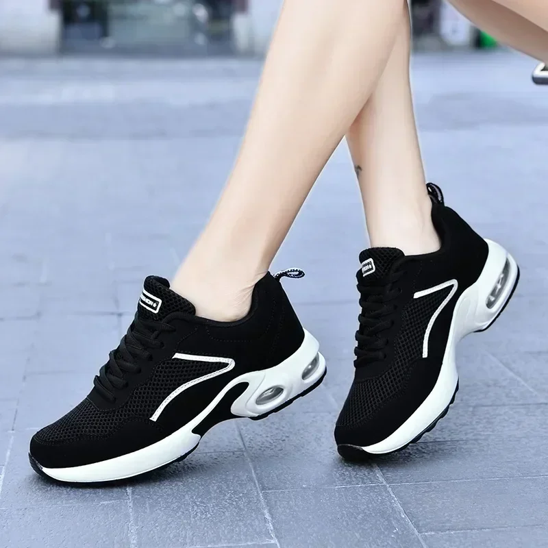 Women Casual Shoes Mesh Breathable Vulcanized Shoes Woman Autumn Fashion Comfortable Sneakers Women Mesh Casual Sports Sheos