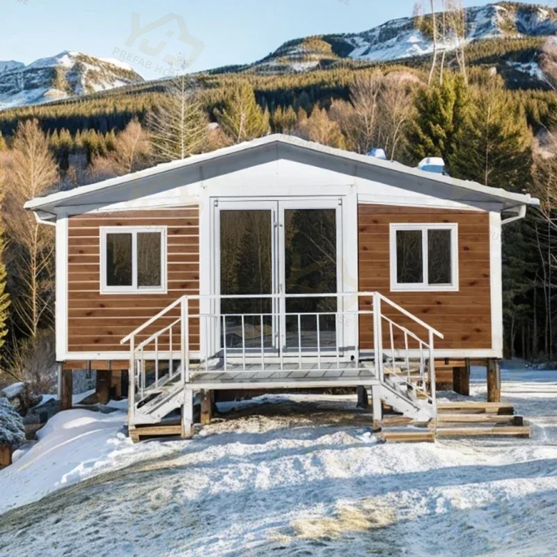 China Easy Assemble Movable Prefab Homes Luxury Office Foldable Container House Tiny House Flat Pack House For Living