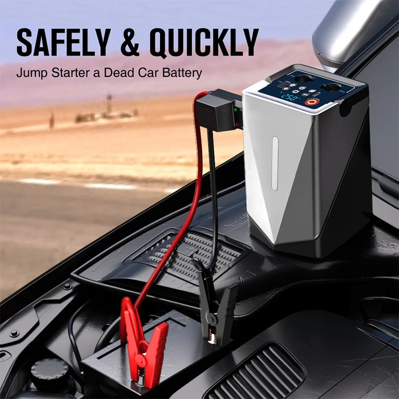 

Car air pump, electric pump, electric treasure, car emergency start power supply, blast and exhaust integrated machine artifact