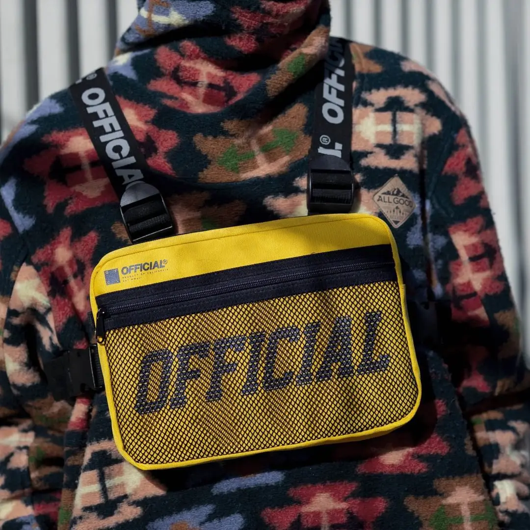 Color-blocking Oxford cloth tactical backpack for men and women, multi-functional vest and tactical chest bag - view 3