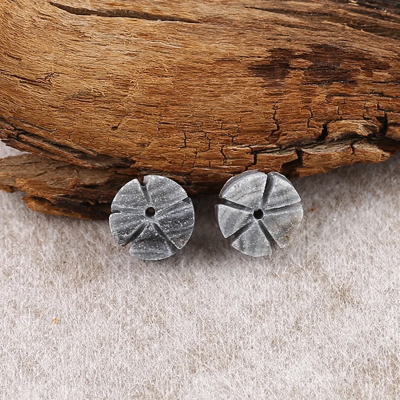 B&F Agate Earring Beads for Jewelry Making, Handmade Natural stones beads, Stones for jewelry Making Supplies