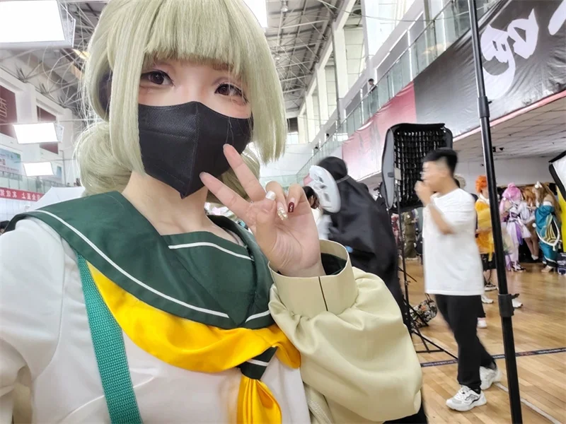 Anime Ammirare le ragazze magiche Gushing over Magical Girls Araga Kiwi Parrucca Cosplay Capelli sintetici resistenti al calore Festa di Halloween