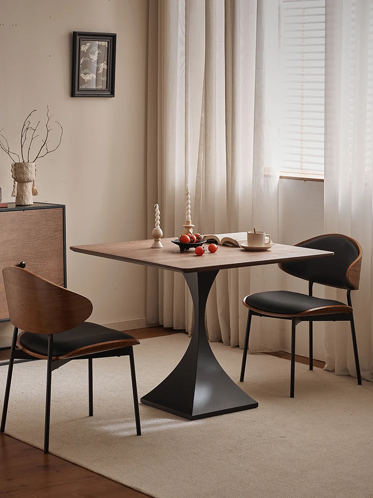 

Solid wood negotiation table Square cafe Negotiation Restaurant square Commercial hotel Reception Leisure after coupon