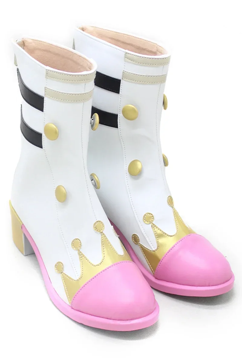 Otori Emu-zapatos de Cosplay, proyecto de juego Sekai, accesorios de Cosplay, zapatos de cuero PU, botas para fiesta de Halloween hechas a medida