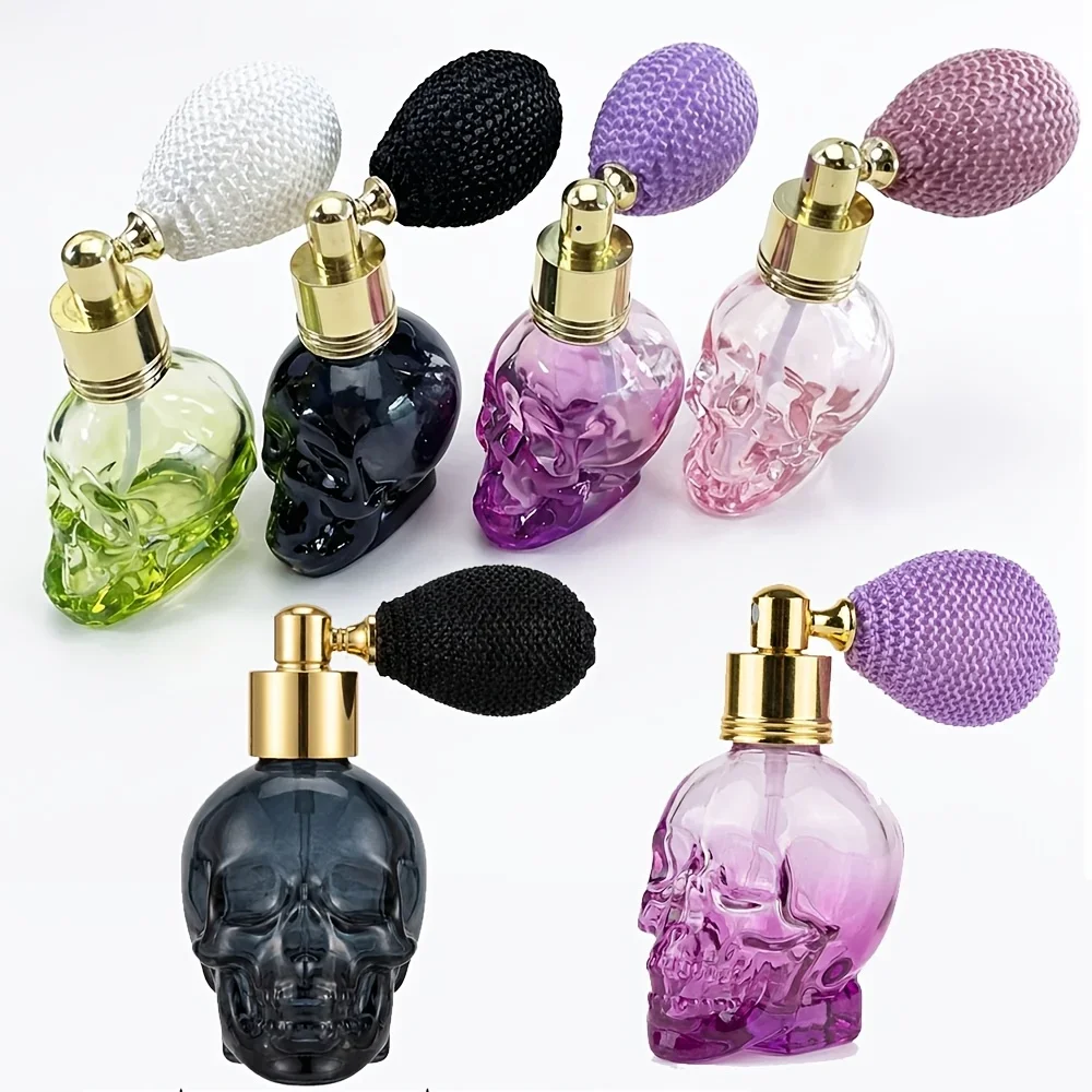 Refillable cosmetic spray bottle, airbag colorful design, po