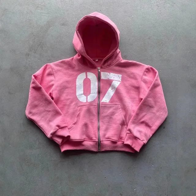 

Y2K Men's/Women's Zip up Hoodies Autumn Retro Harajuku Gothic Casual Sportswear Set Street Couple Trouser suits k pop clothes