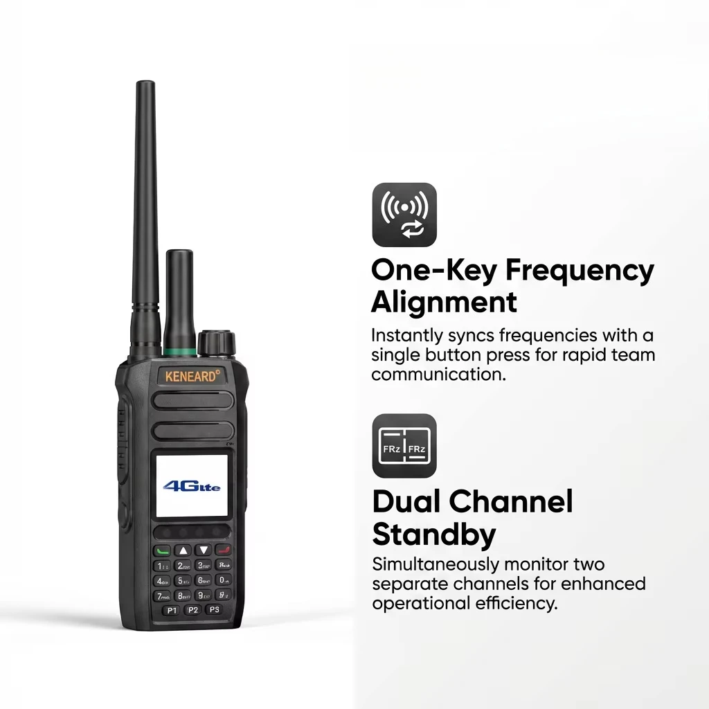 

Dual Mode 4G PoC + 5W Analog Walkie Talkie UHF 400-470MHz Dual SIM GPS Long Range Network Radio for Logistics