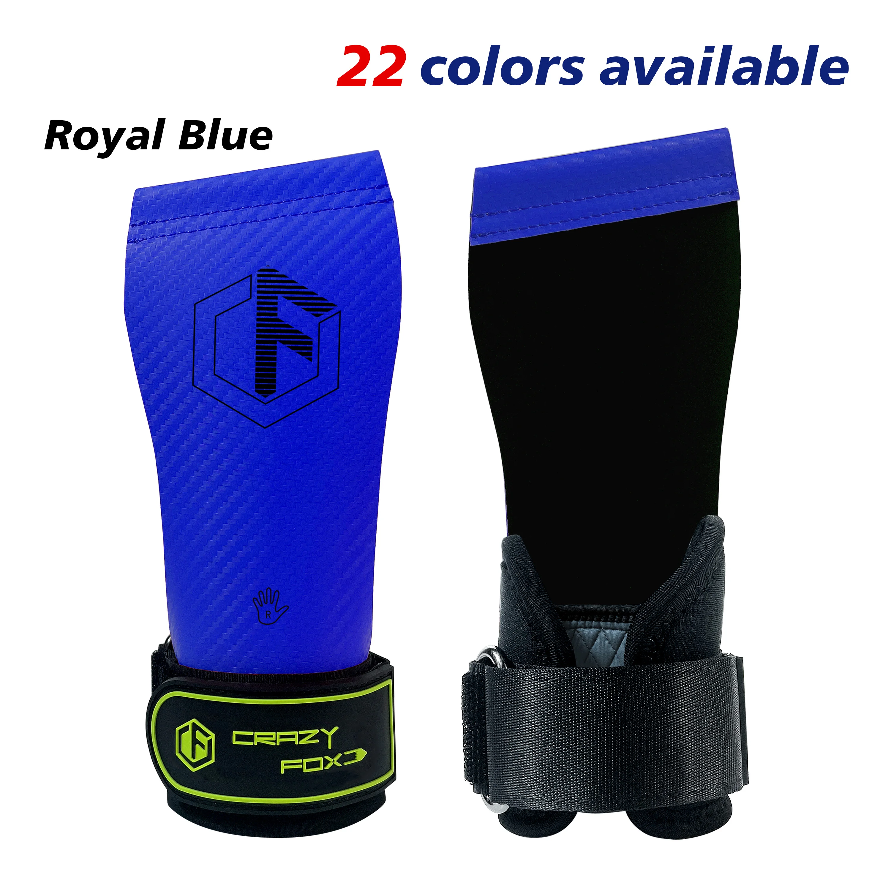 Crazy Fox Calleras Hand Grips forMen Women WeightliftingPull-up CrossTraining Gymnastics Anti-SlipPalm Guardstwith Wrist Support image 6