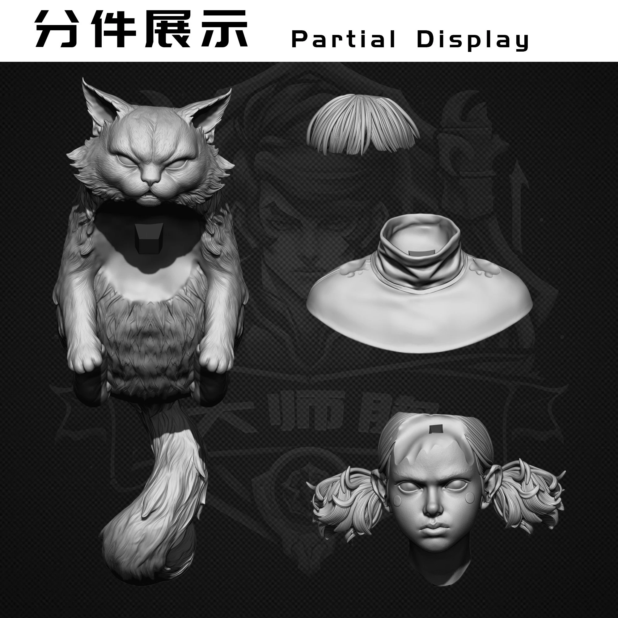 1/10 bust K3-101 flesh color resin  Uncolored and unassembled mold figure model ornament