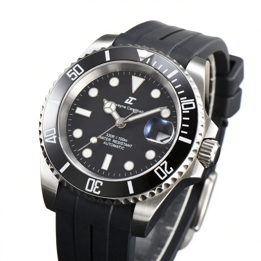 ساعة ميكانيكية أوتوماتيكية للرجال - لحركة NH35 كاجوال للأعمال على طراز الموضة مقاومة للماء #4