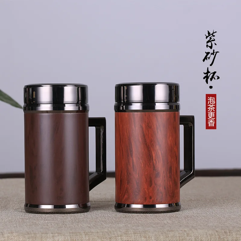 ★★Yixing Purple Sand Liner Filter Vacuum Cup Factory Direct Sales Cup Tea Cup for Friends Gift Lettering