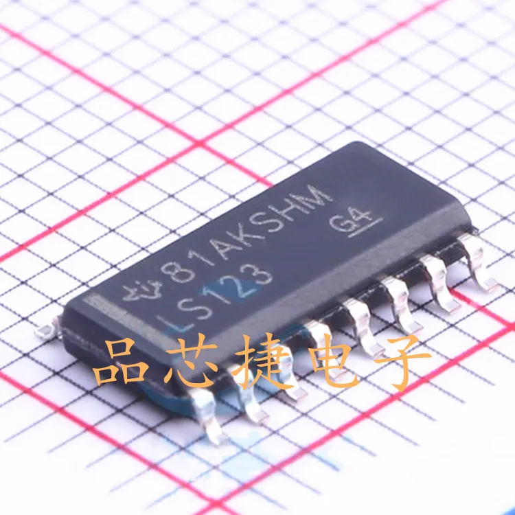 

10pcs orginal new SN74LS123DR silk screen LS123 SOP16 monostable multi-frequency oscillator IC chip