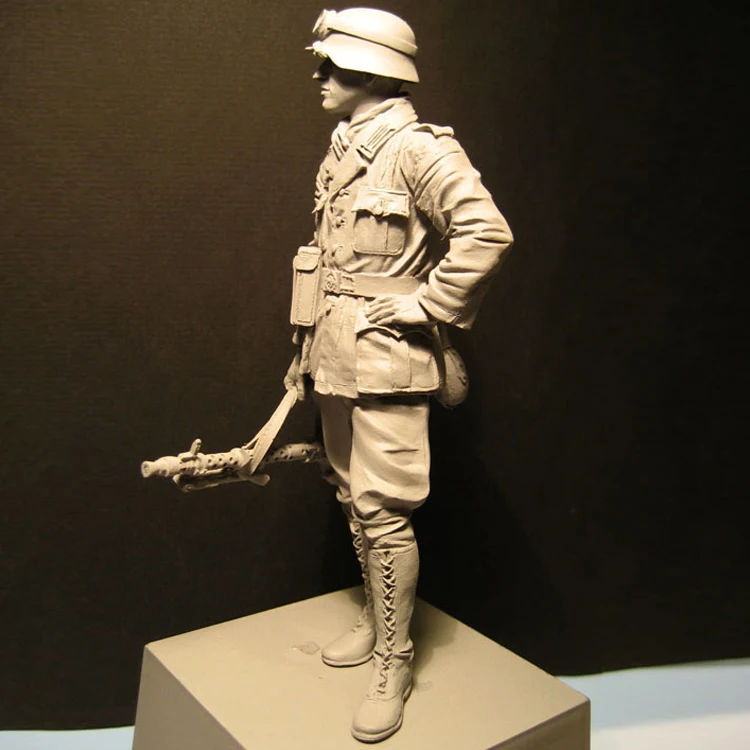 1 / 16 Resin  Model Military Theme Army Infantry White Model Manual