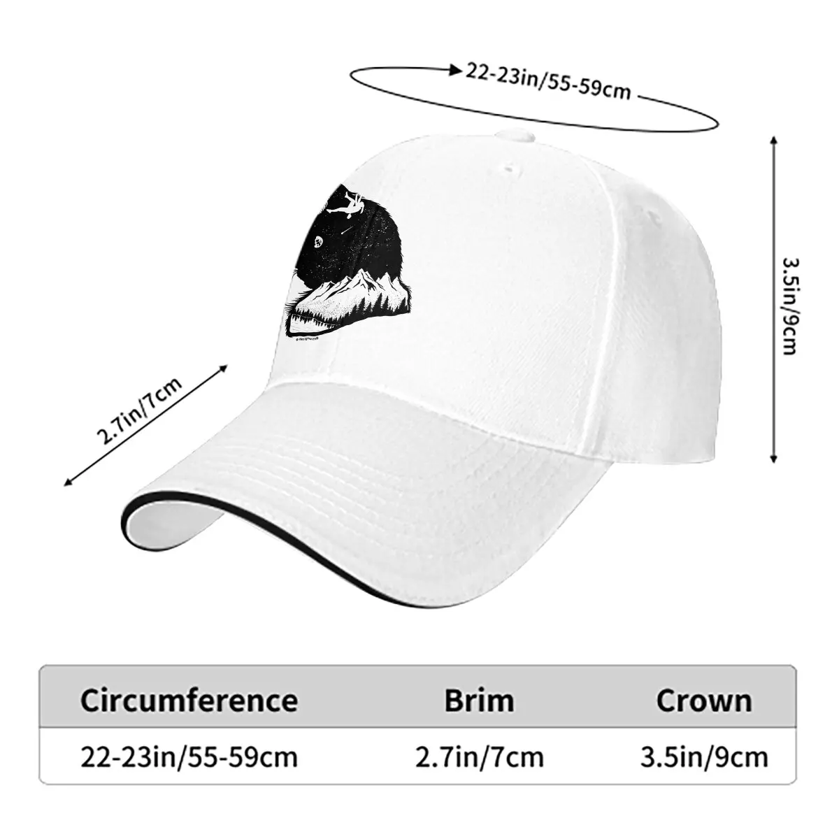 Mountain Climber Multicolor Hat Peaked Men's Cap Cat Lovers Rock Climbers Personalized Visor Protection Hats