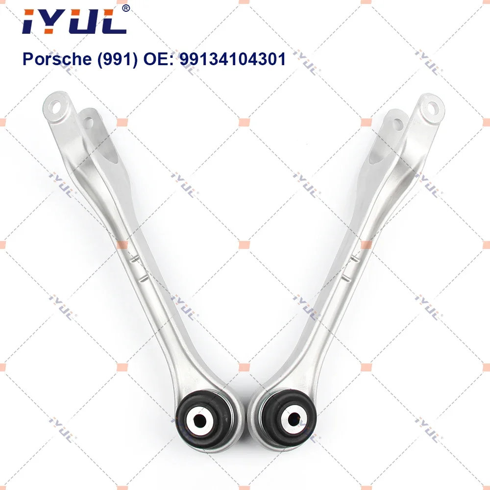 IYUL A Pair Front Left Right Suspension Control Arm For Porsche 991 981 911 Convertible Targa BOXSTER CAYMAN 99134104301