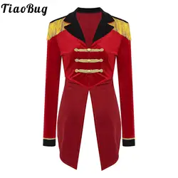 Costume de maître de bague pour femme, manches longues, frange, gland, initié, veste, manteau, LYus, Tailcoat, Halloween Cosplay fur s Up