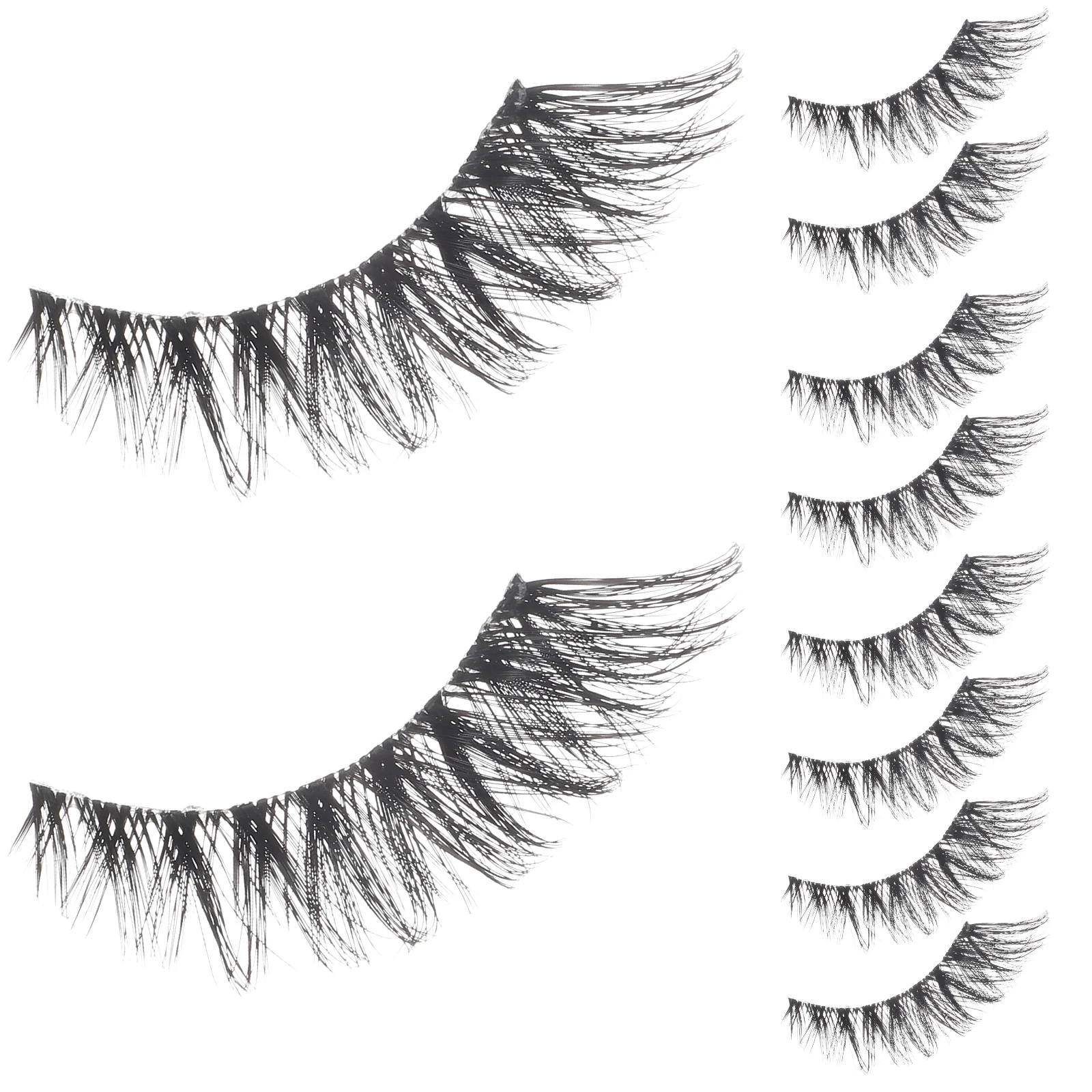 

Fake Eyelashes Lightweight False Lashes Natural Look Makeup Supplies Lash Strips Bulk Easy Application Party Daily Use