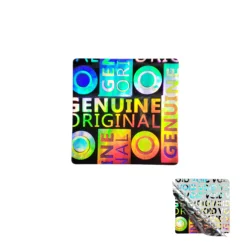 23x23mm silver sticker warranty invalid sticker tamper-proof obvious safety seal holographic sticker original self-adhesive labe