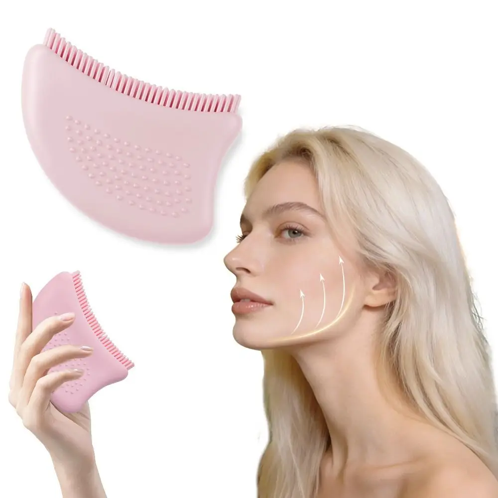 Silicone Material Contour Face Brush Anti-Puffiness Wrinkle Removal Facial Sculpting Tool Skin Tightening Comfortable