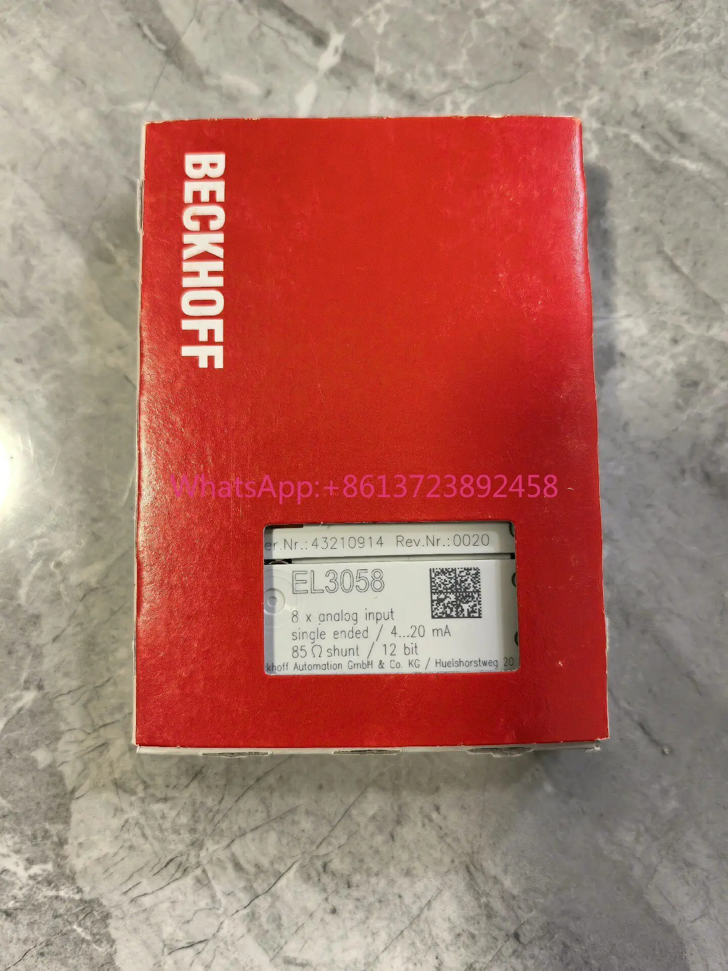 

Beckhoff's new EL3058,