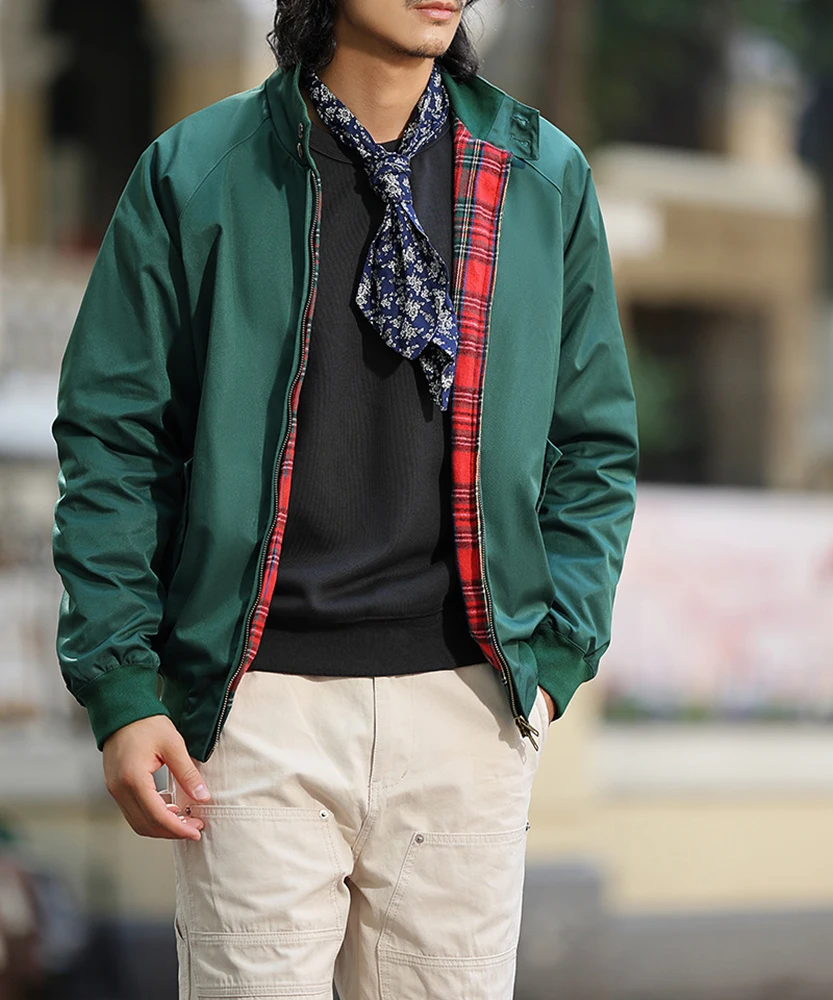 Chaqueta cortavientos informal para hombre, abrigo con cremallera y bolsillos, chaqueta ligera para primavera y otoño