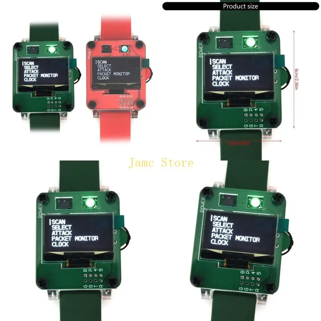 

LX0B WiFi Networking Tester Watch With Packet Monitoring And Fake Networking Creation