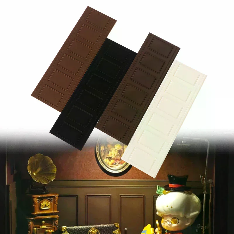 1 pz 1/12 pannello da parete con gonna quadrata per casa delle bambole per micro paesaggio vetrina gioco di ruolo accessori per casa delle bambole