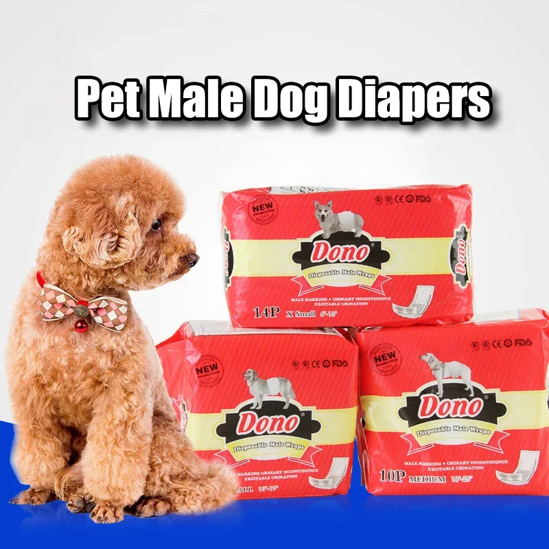 Waterproof Pet Diaper Male Dog Diapers Anti-side Leakage Sanitary Pants Period Shorts Puppy Diapers Dry Breathable Pet Diapers