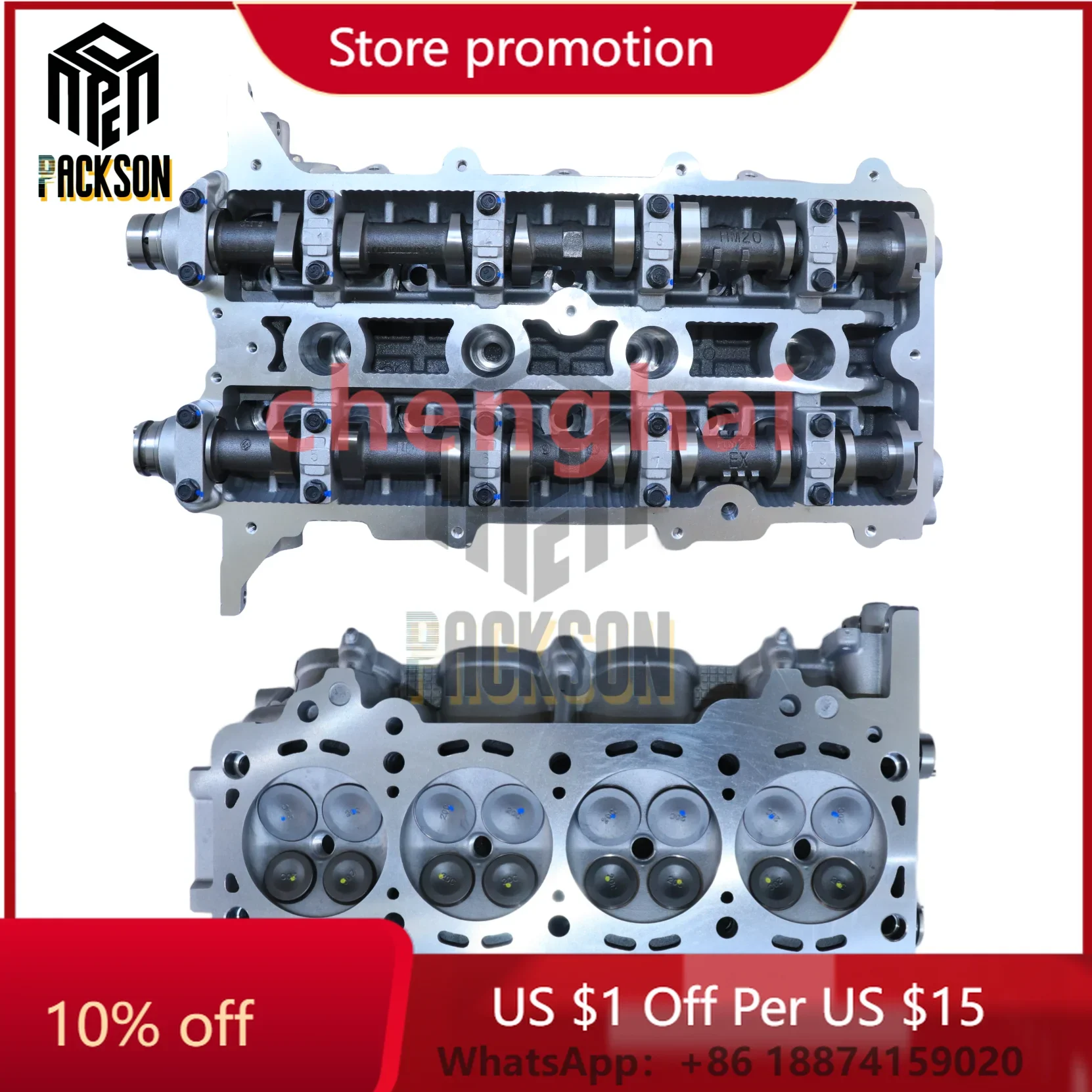 Factory HM484Q-A 2.0L Engine Auto Parts Accessories Cylinder Heads For Mazda Haima S3 S7