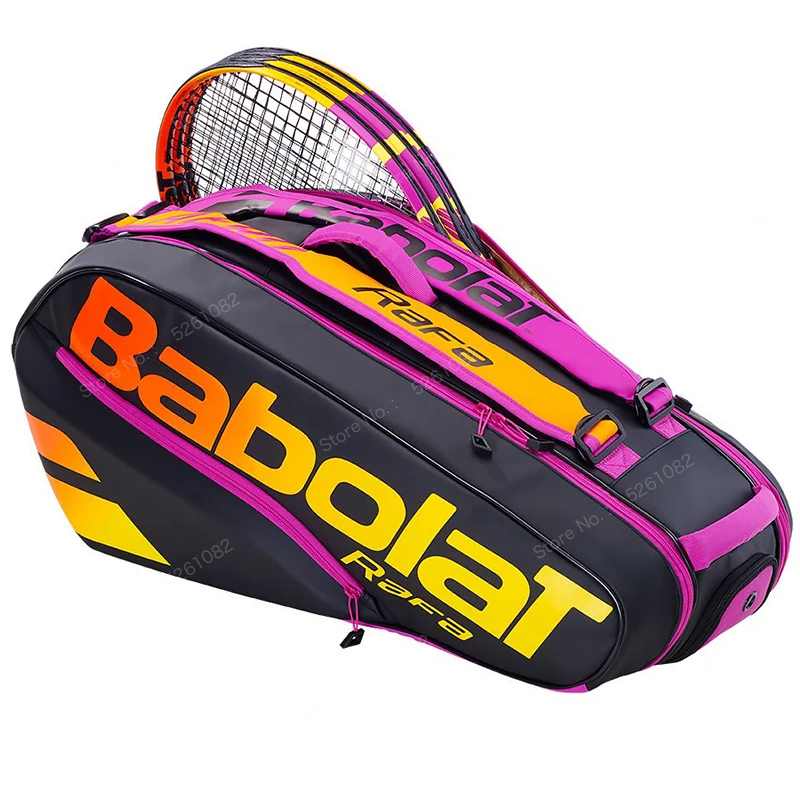 Babolat Wimbledon & RAFA Tennis Bags Colltection For Women Men With Shoe Compartment Tennis Backpack 6/12 Pack