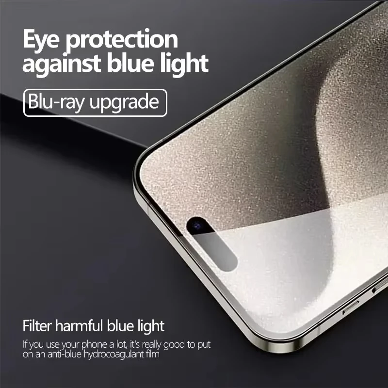 Película de Hidrogel de Cobertura Completa para iPhone 17 16 14 11 13 12 15 Pro Max Air Protector de Pantalla para iPhone 16E Mini XR XS No es Vidrio 3