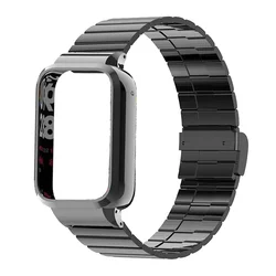 For Xiaomi Smart Band 9 Pro Strap Case Protector For Mi Band 9 Pro Stainless Steel Watchband For Xiaomi Band 9 Pro Metal Bracele