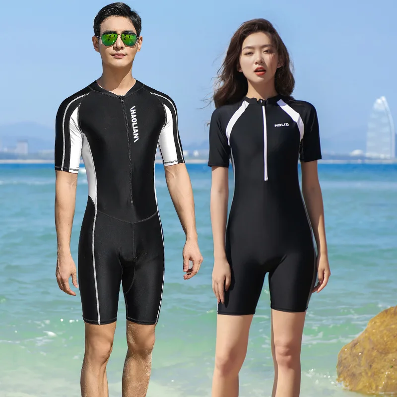 One-Piece Swimsuit Women\'s Summer Professional Training Competition Student Sports Conservative Male Teenager Big Boy Swimwear