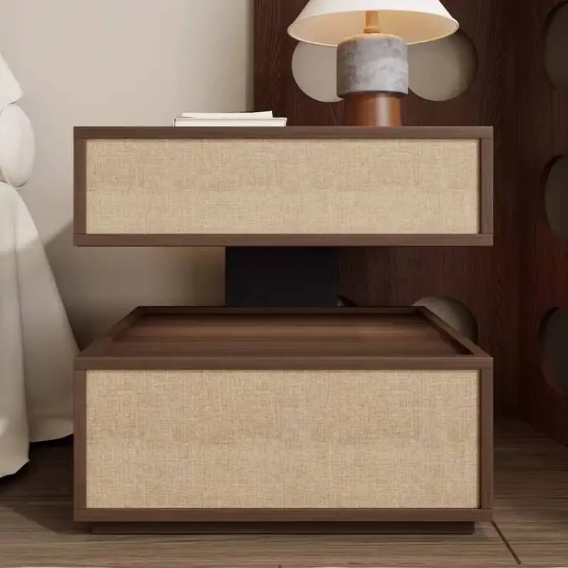 

Designer Storage Nightstands Aesthetic Art Deco Luxury Essentials Bed Table Luxury Space Saving Mesitas De Noche Room Furnitures