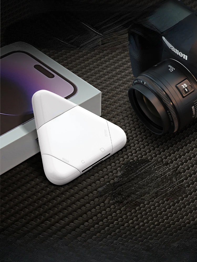 

Suitable for Apple, Huawei mobile phone card reader, multi-function iPhone, 3-in-1 USB3.0, Sony Canon micro SLR camera