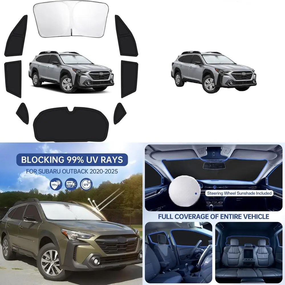 

Subaru Outback 2020-2025 Car Window Sunshades, Full Set Privacy UV Protection for Windshield & Side Rear Windows