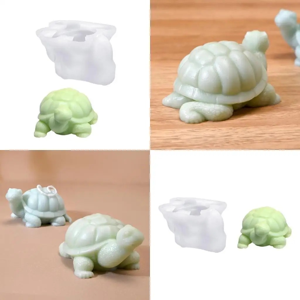 

J78F Creative Turtles Silicone Mold Resin Craft Molds Desk Decorations Moulds