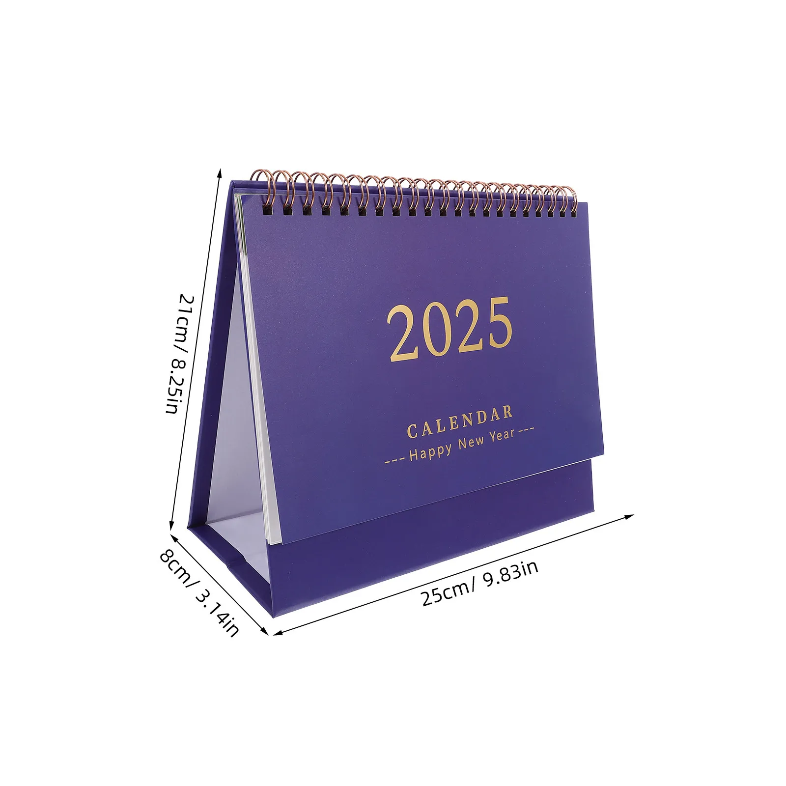 2025 Monthly Standing Flip Calendar for Desk – Fade-Resistant Sturdy Paper, Functional Office & Study Decor