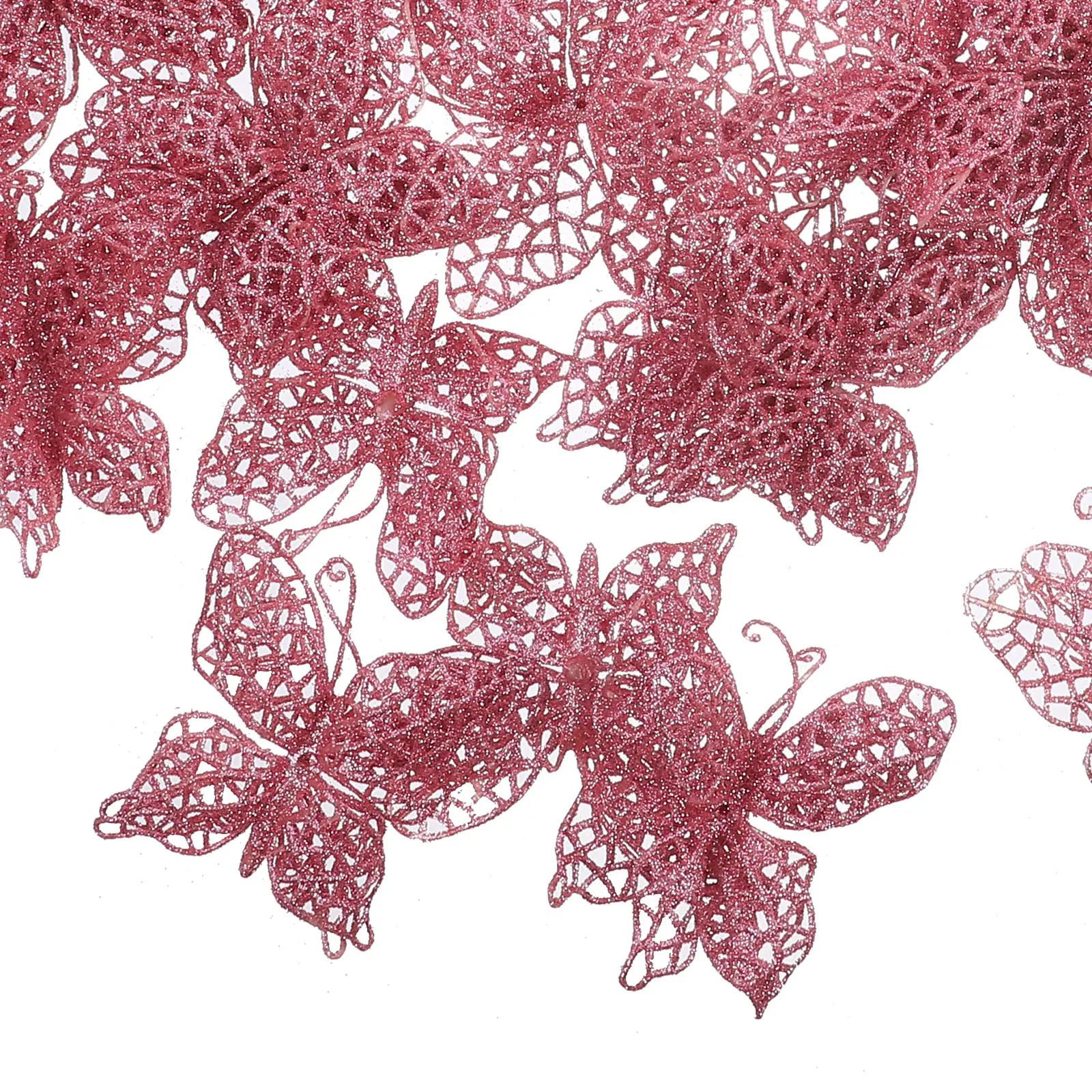 

36Pcs Glitter Christmas Butterflies Decorative DIY Ornaments for Xmas Tree Wreath Party Christmas Ornaments Xmas Decor
