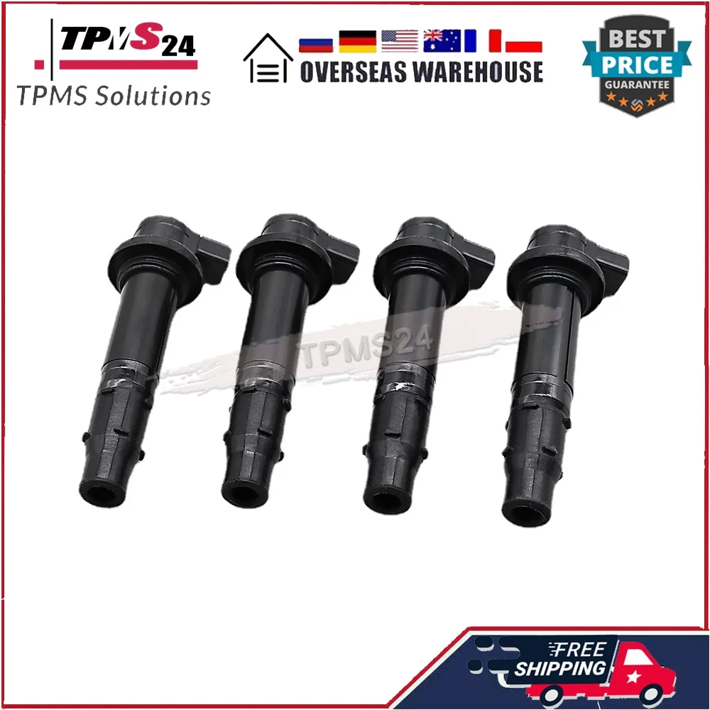 F6T558 4PCS Ignition Coil For Yamaha MT-07 1WS R1 YZF-R1 R6 RJ15 Bj FZ8