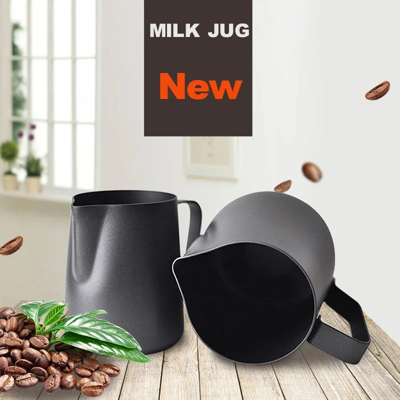 Stainless Steel Milk Frothing Pitcher Jug Espresso Coffee Cup Barista Pull Flower Latte Art Cappuccino Cream Frothing Jug 350 ml