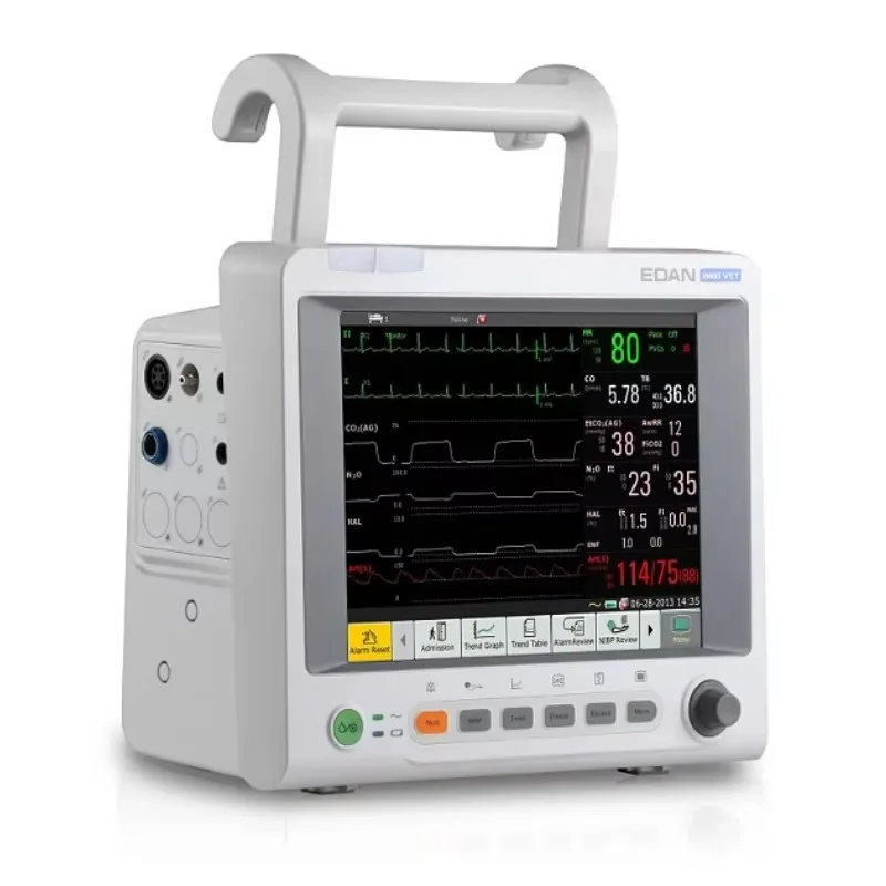 Famous Brand IM60/iM70 Veterinary Monitor Full Touch Screen 3/5 Lead ECG RESP NIBP SpO2 for Clinic