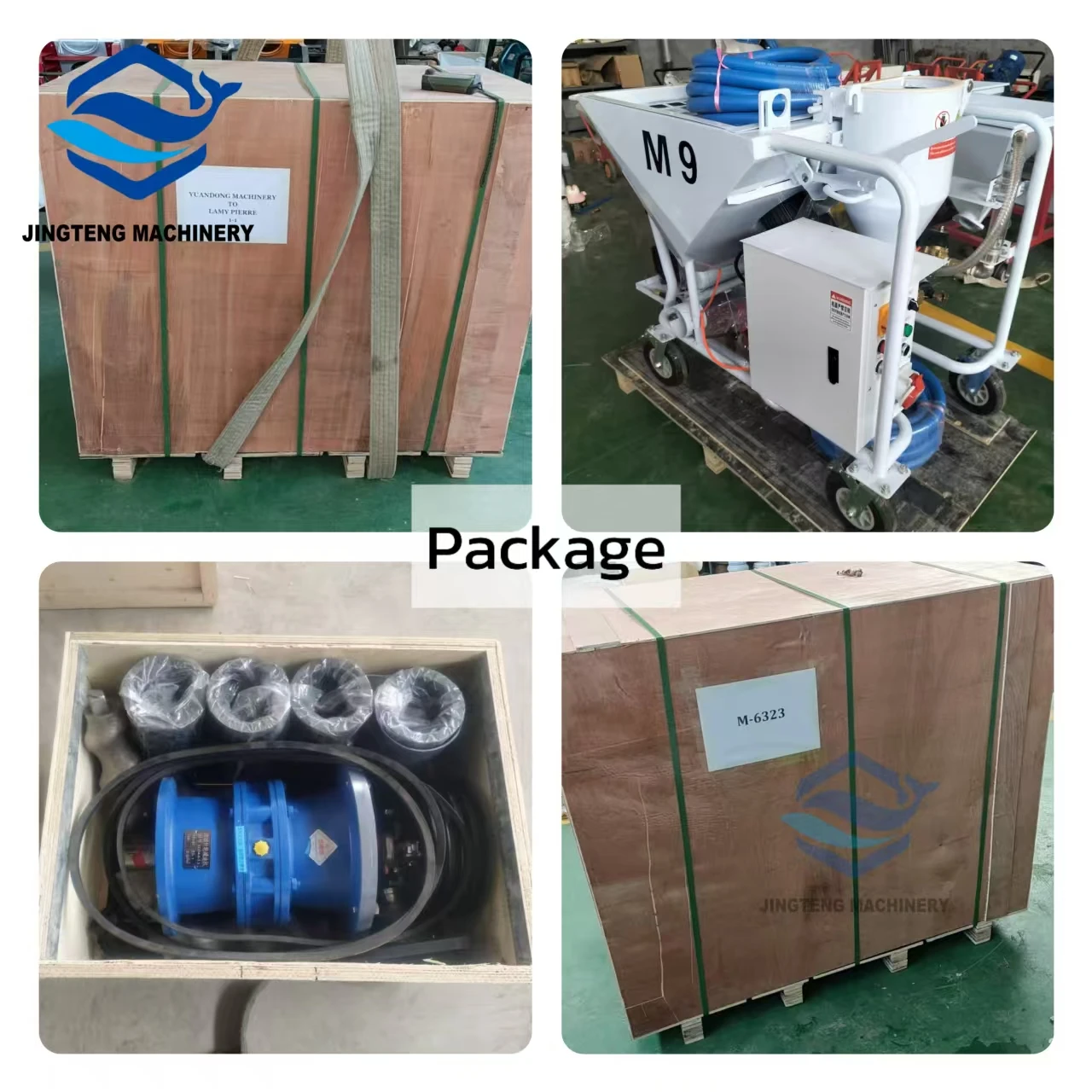 

220V/380V Automatic Gypsum Plaster Station Mortar Spraying Machine Cement Mortar Spraying Machine on Sale