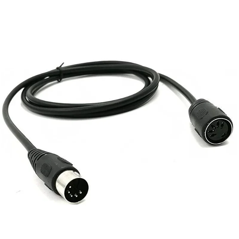 MIDI كابل توصيل لوحة المفاتيح كابل بطاقة الصوت DIN 5pin ذكر إلى أنثى كابل تمديد التلفزيون، كاميرا المراقبة، LED